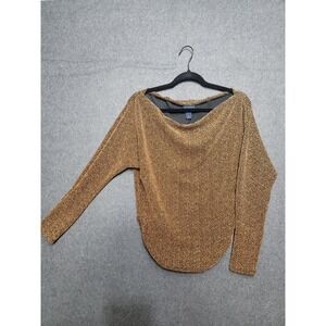 Buckle Daytrip Women's Leopard Print Cowl Neck‎ Long Sleeve Top Shirt Size M